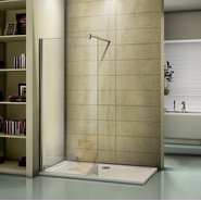 Душевая перегородка Bas Walk In SP-120-C-CH 120 см хром/прозрачное - фото 