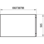 Панель боковая для ванны Ravak Domino A U 70 см CZ00110A00 - фото 3