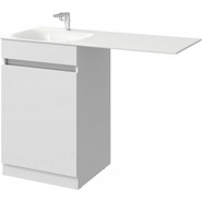 Тумба напольная с раковиной-столешницей Aqwella Forma 115 см FOR0105KL, б/к - фото 2