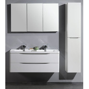 Пенал подвесной BelBagno ANCONA-N-1500-2A-SC-BL-L 40 см, левый, белый - фото 4