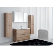 Пенал подвесной BelBagno ANCONA-N-1500-2A-SC-WO-L 40 см, левый, белый дуб - фото 4