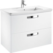 Тумба подвесная с раковиной Roca Gap 70 см ZRU9302733, белый - фото 