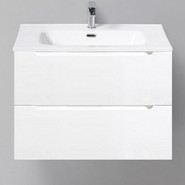 Тумба подвесная с раковиной BelBagno ETNA-700-2C-SO-BO-P 70 см, Bianco Opaco, Цвет фасада: Bianco Opaco - фото 