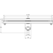 Трап Berges Wasserhaus Super Line 65 см 090181, нержавеющая сталь - фото 2