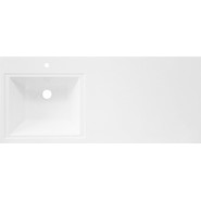 Тумба напольная с раковиной-столешницей BelBagno KRAFT-LVD-580/1200-2C-PIA-BO 120 см L, Bianco Opaco - фото 4