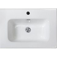 Тумба подвесная с раковиной BelBagno KRAFT-700-2C-SO-BO 70 см, Bianco Opaco - фото 3