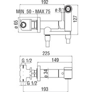 Набор для гигиенического душа Nobili AV00600CR - фото 4
