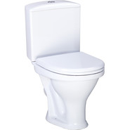 Унитаз-компакт Santeri Вест 1.P201.8.S00.00B.F с крышкой полипропилен - фото 