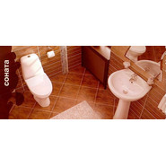 Унитаз-компакт Santeri Соната 1.P201.2.S00.00B.F с крышкой полипропилен - фото 4