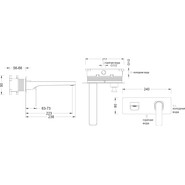 Смеситель для раковины настенный Timo Torne 4371/00-16SM, хром/белый - фото 4