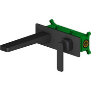 Смеситель для раковины настенный Timo Torne 4371/03SM, черный - фото 