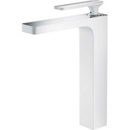 Смеситель для раковины высокий Timo Torne 4311/00-16F, хром/белый - фото 