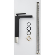 Смеситель для раковины высокий Timo Torne 4311/03F, черный - фото 5