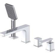 Смеситель для ванны Timo Torne 4330/00-16Y, хром/белый - фото 