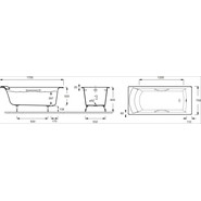 Ванна чугунная Jacob Delafon Biove 170х75 см E2938-00 - фото 3
