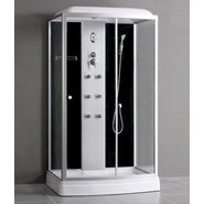 Гидробокс LORANTO CS-009 120х90 см, хром/прозрачное - фото 