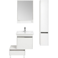 Пенал подвесной Акватон Капри 30 см 1A230503KP01R, белый - фото 3