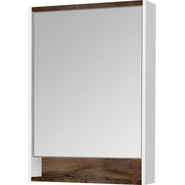 Зеркало-шкаф Акватон Капри 60 см 1A230302KPDB0, белый/таксония темная - фото 