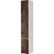 Пенал подвесной Акватон Капри 30 см 1A230503KPDBL, белый/таксония темная - фото 