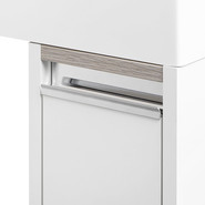 Тумба напольная с раковиной-столешницей Акватон Лондри 80 см 1A2361K0LH010, белый - фото 4