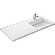 Тумба напольная с раковиной-столешницей Акватон Лондри 120 см 1A2359K0LH010 (раковина справа) - фото 5