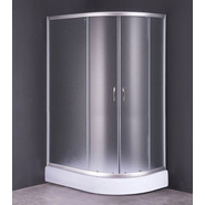 Душевое ограждение Loranto CS-827AL 120х80 см, хром/матовое - фото 
