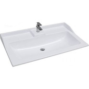 Тумба напольная с раковиной Акватон Леон 80Н см 1A1878K0LBPS0, дуб белый - фото 4