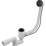 Сифон для ванны AlcaPlast A55BLACK, металл, черный - фото 