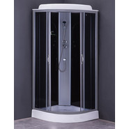 Душевая кабина Loranto CS-6681G 80х80 см, хром/тонированное - фото 