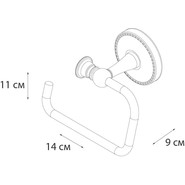 Держатель для туалетной бумаги Fixsen Adele FX-55010B - фото 3