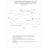 Ванна гидромассажная Aquatek Европа 180x80 см - фото 4
