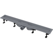 Трап AlcaPlast Optima APZ12-1050, Цвет производителя: нержавеющая сталь/мат, Размер трапа: 1050 - фото 