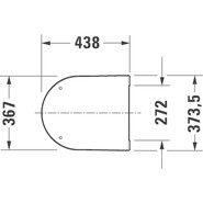 Сиденье с крышкой для унитаза Duravit ME by Starck SoftClose микролифт 0020190000 - фото 2