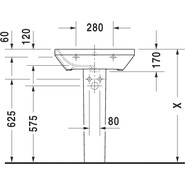 Раковина Duravit Durastyle 60 см 2319600000 - фото 6