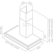 Вытяжка Elica Spot NG H6 IX/A/60 - фото 2
