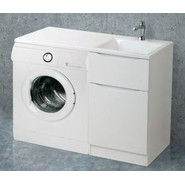 Тумба напольная с раковиной-столешницей BelBagno LAVANDERIA-580/1200-2C-PIA-BL 120 см R, Bianco Opaco - фото 