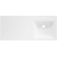 Тумба напольная с раковиной-столешницей BelBagno LAVANDERIA-580/1200-2C-PIA-BL 120 см R, Bianco Opaco - фото 4