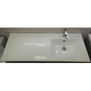 Тумба напольная с раковиной-столешницей BelBagno LAVANDERIA-580/1200-2C-PIA-BL 120 см R, Bianco Opaco - фото 5