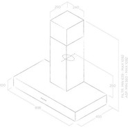 Вытяжка Elica Spot Urban Cast Iron/A/90 - фото 3