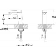 Смеситель для биде BelBagno Arlie ARL-BD-CRM - фото 2