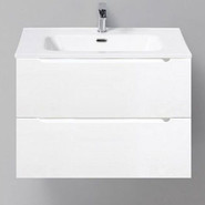 Тумба подвесная с раковиной BelBagno ETNA39-700/390-2C-SO-BL-P 70 см, Bianco Lucido, Цвет фасада: Bianco Lucido - фото 
