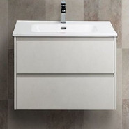 Тумба подвесная с раковиной BelBagno KRAFT 39-500/390-2C-SO-BO 50 см, Bianco Opaco - фото 