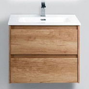 Тумба подвесная с раковиной BelBagno KRAFT 39-500/390-2C-SO-RNN 50 см, Rovere Nebrasca Nature - фото 