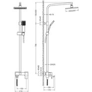 Душевая стойка Timo Selene SX-2013/03, черный - фото 6