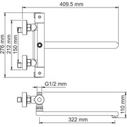 Смеситель для ванны с термостатом WasserKraft Berkel 4822L - фото 5