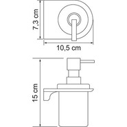 Дозатор для жидкого мыла WasserKraft Kammel K-8399WHITE, белый - фото 3