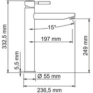 Смеситель для раковины высокий WasserKraft Main 4103H - фото 3