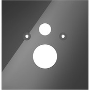 Нижняя панель TECElux 9650105, стекло черное - фото 