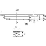 Сифон для трапа TECEdrainprofile DN 40 673001 - фото 2