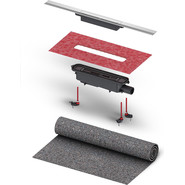 Трап TECEdrainprofile 90 см 670902, нержавеющая сталь, сатин/позолоченный, Цвет производителя: сатин, позолоченный, Размер трапа: 900 - фото 5